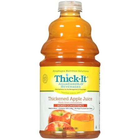 Thick It Clear Advantage Carbohydrate & Thickened Apple Juice, Honey Consistency 64 fl. oz., PK4 B456-A5044